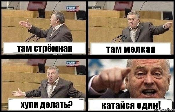 там стрёмная там мелкая хули делать? катайся один!, Комикс с Жириновским