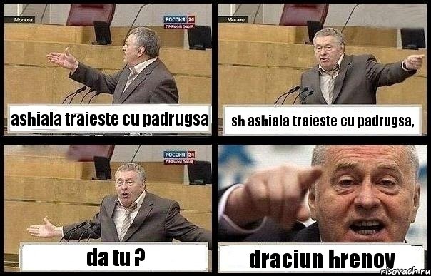 ashiala traieste cu padrugsa sh ashiala traieste cu padrugsa, da tu ? draciun hrenov, Комикс с Жириновским