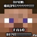 почему квадрат???!!! я убъю нотча!!!, Мем стив