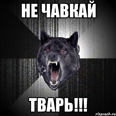 не чавкай тварь!!!, Мем Сумасшедший волк