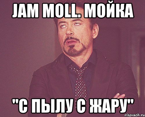 Jam Moll. Мойка "С пылу С жару", Мем твое выражение лица