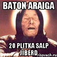 baton araiga 20 plitka salp jiberd, Мем Ванга (цвет)