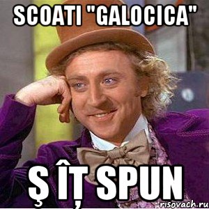 scoati "galocica" ş îţ spun, Мем Ну давай расскажи (Вилли Вонка)