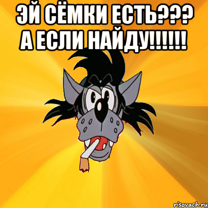 эй сёмки есть??? а если найду!!!!!! , Мем Волк