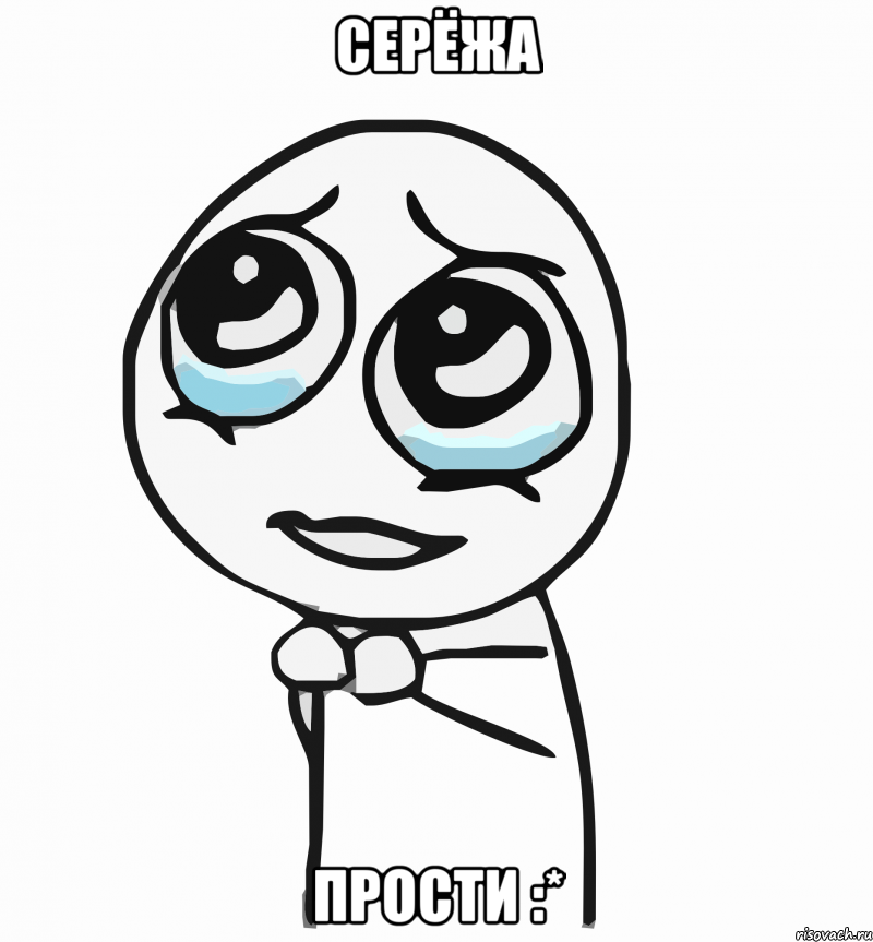 Серёжа Прости :*, Мем  ну пожалуйста (please)