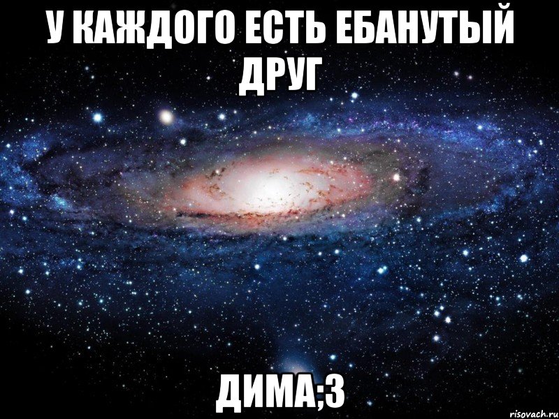 У каждого есть ЕБАНУТЫЙ ДРУГ ДИМА;3, Мем Вселенная