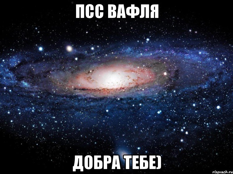 Псс Вафля Добра тебе), Мем Вселенная