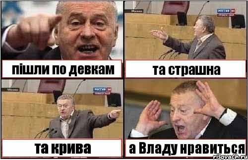 пішли по девкам та страшна та крива а Владу нравиться, Комикс жиреновский