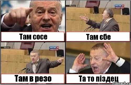 Там сосе Там єбе Там в резо Та то піздец, Комикс жиреновский