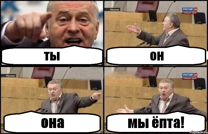 ты он она мы ёпта!, Комикс Жириновский