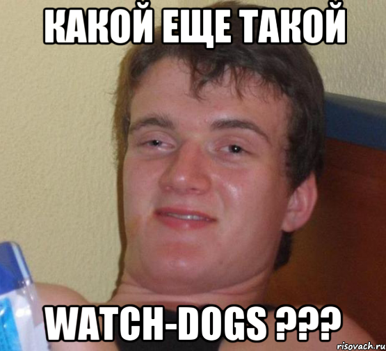 Какой еще такой WATCH-DOGS ???, Мем 10 guy (Stoner Stanley really high guy укуренный парень)