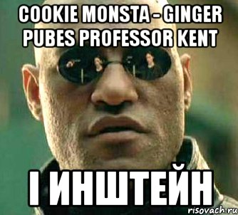 Cookie Monsta - Ginger Pubes Professor Kent I Инштейн, Мем  а что если я скажу тебе