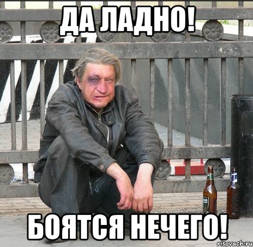 да ладно! боятся нечего!, Мем Бомжара