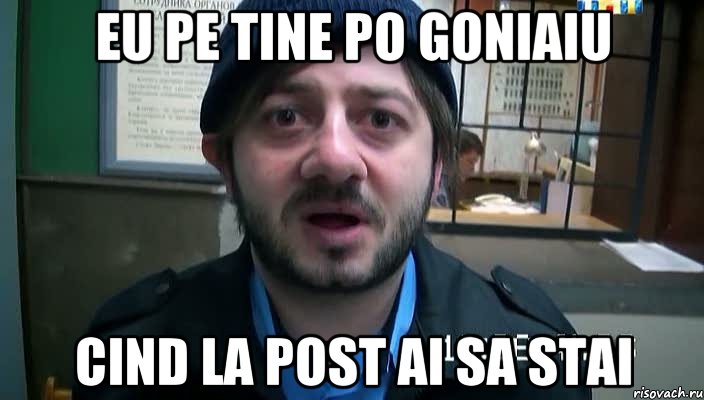 Eu pe tine po goniaiu Cind la post ai sa stai, Мем Бородач