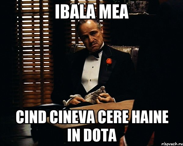 IBALA MEA CIND CINEVA CERE HAINE IN DOTA, Мем Дон Вито Корлеоне