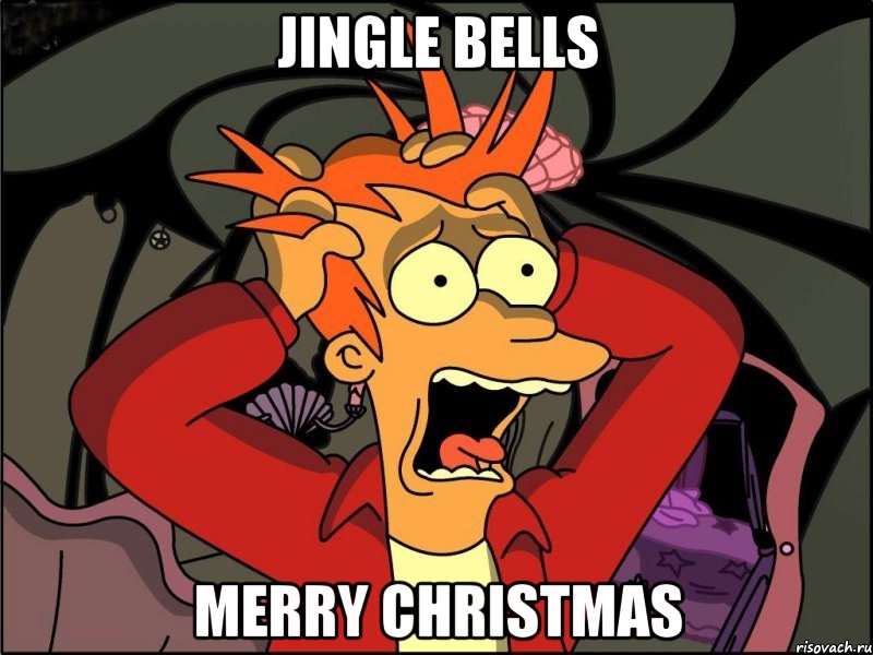 Jingle Bells Merry Christmas, Мем Фрай в панике