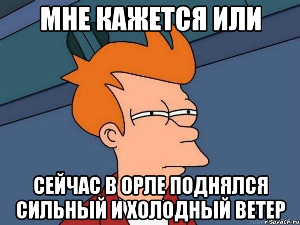 мне кажется или сейчас в орле поднялся сильный и холодный ветер, Мем  Фрай (мне кажется или)