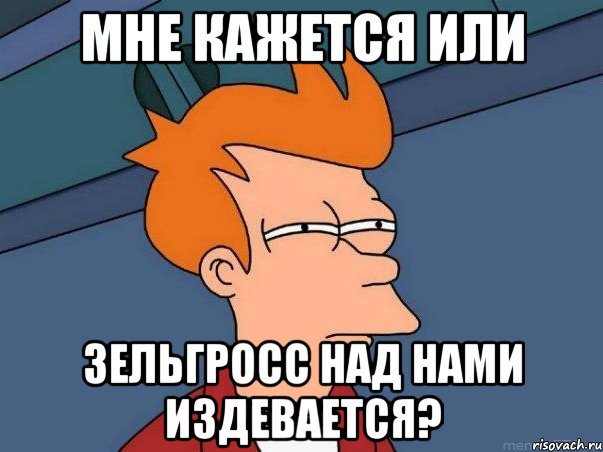 мне кажется или Зельгросс над нами издевается?, Мем  Фрай (мне кажется или)