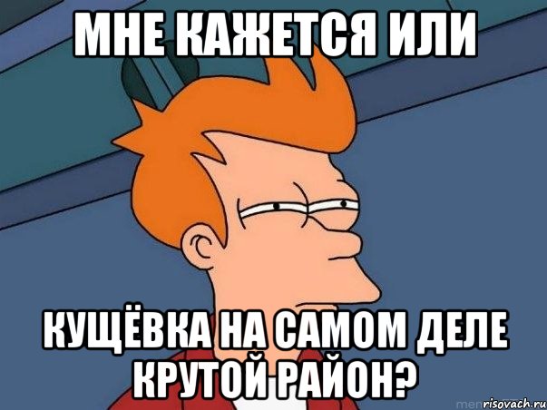 мне кажется или кущёвка на самом деле крутой район?, Мем  Фрай (мне кажется или)