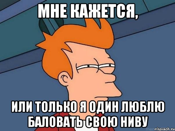 мне кажется, или только я один люблю баловать свою ниву, Мем  Фрай (мне кажется или)