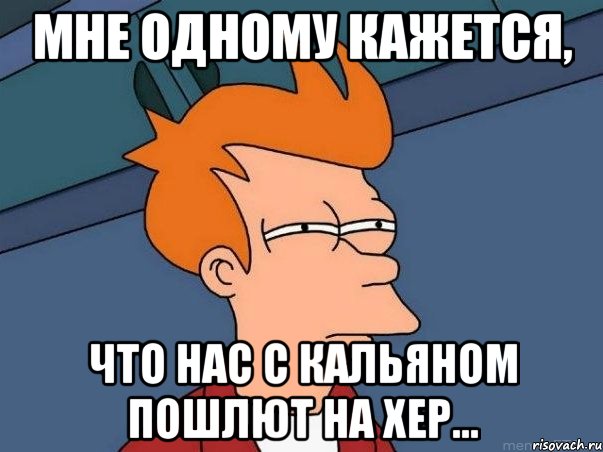 Мне одному кажется, что нас с кальяном пошлют на хер..., Мем  Фрай (мне кажется или)