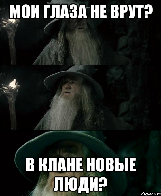 Мои глаза не врут? В клане новые люди?, Комикс Гендальф заблудился