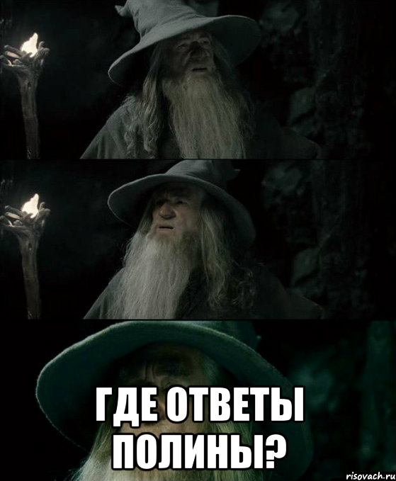  Где ответы Полины?, Комикс Гендальф заблудился