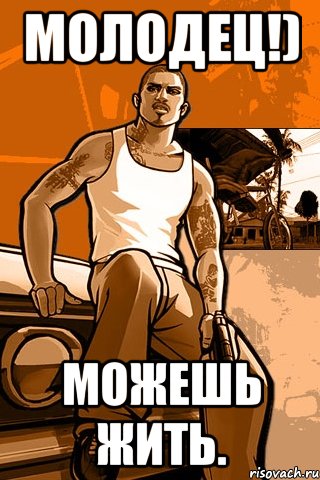 молодец!) можешь жить., Мем GTA