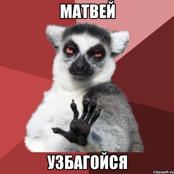 Матвей Узбагойся, Мем Узбагойзя