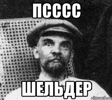 Псссс Шельдер, Мем   Ленин удивлен