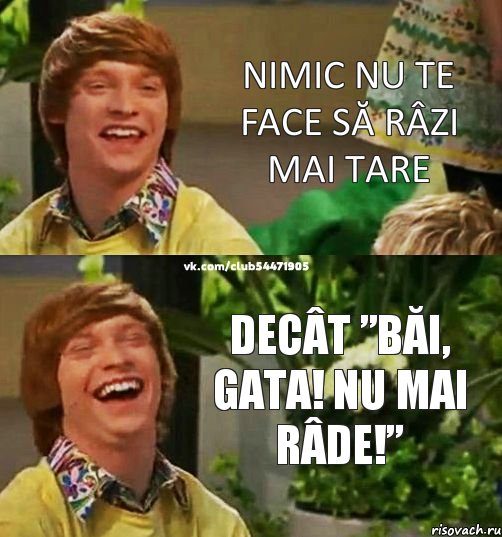 nimic nu te face să râzi mai tare decât ”băi, gata! nu mai râde!”, Комикс ltp