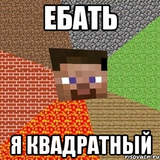 ебать я квадратный, Мем Миникрафтер