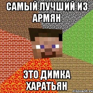 самый лучший из армян это димка харатьян, Мем Миникрафтер