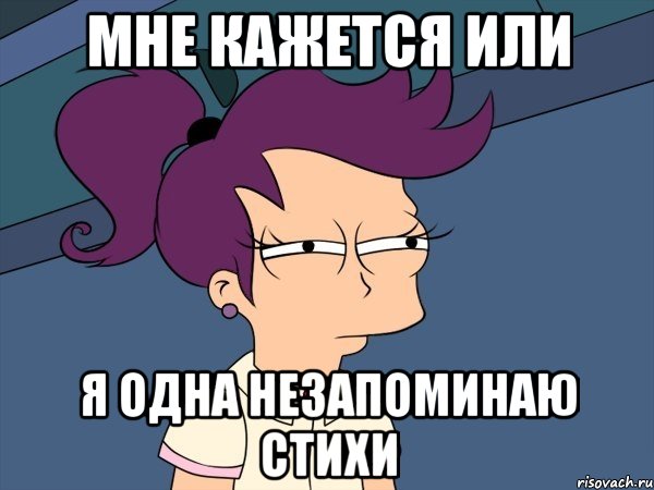 Мне кажется или я одна незапоминаю стихи, Мем Мне кажется или (с Лилой)