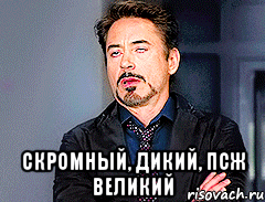  скромный, дикий, ПСЖ великий