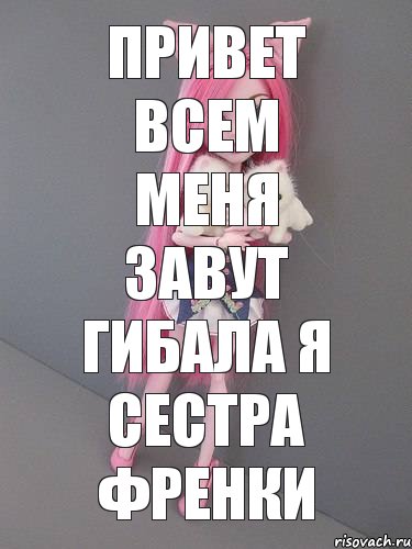 привет всем меня завут гибала я сестра френки, Комикс монстер хай новая ученица