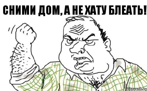 Сними Дом, а не хату блеать!, Комикс Мужик блеать