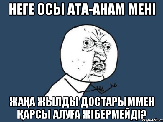 неге осы ата-анам мені жаңа жылды достарыммен қарсы алуға жібермейді?, Мем Ну почему