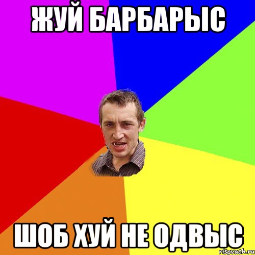 ЖУЙ БАРБАРЫС ШОБ ХУЙ НЕ ОДВЫС, Мем Чоткий паца