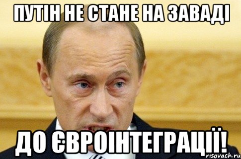 ПУТІН НЕ СТАНЕ НА ЗАВАДІ ДО ЄВРОІНТЕГРАЦІЇ!, Мем путин