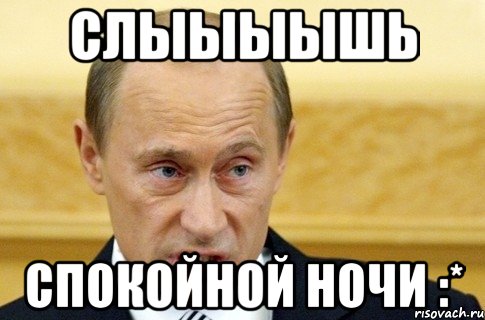 Слыыыышь Спокойной ночи :*, Мем путин