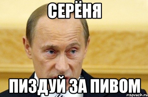 Серёня Пиздуй за пивом, Мем путин