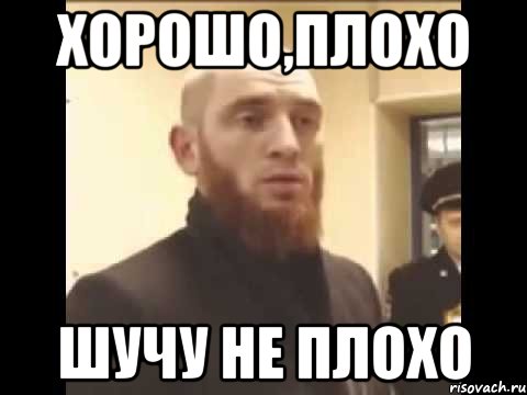 Хорошо,Плохо Шучу не плохо, Мем Шучу