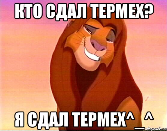 Кто сдал термех? Я сдал термех^_^