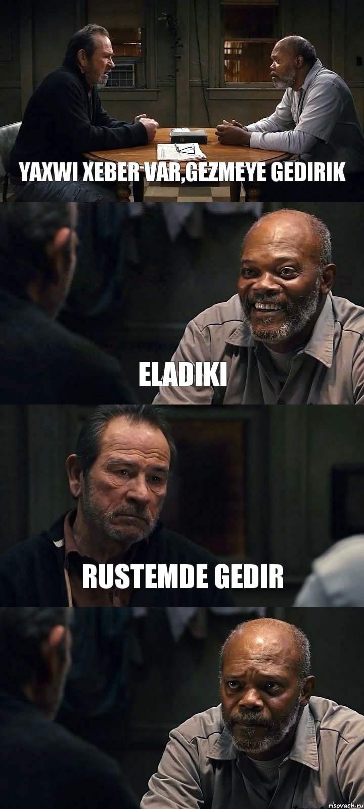 YAXWI XEBER VAR,GEZMEYE GEDIRIK ELADIKI RUSTEMDE GEDIR , Комикс The Sunset Limited