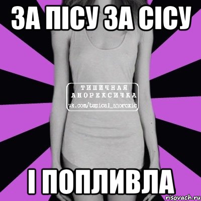 за пісу за сісу і попливла, Мем Типичная анорексичка