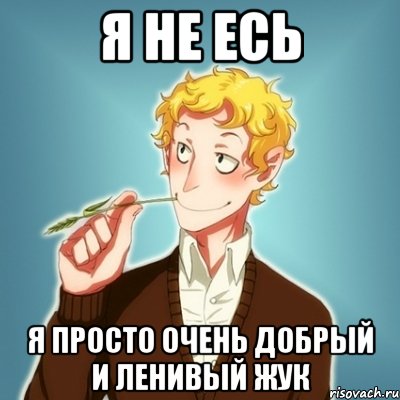 Я не Есь Я просто очень добрый и ленивый жук, Мем Типичный Есенин