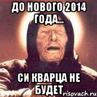 ДО НОВОГО 2014 ГОДА... СИ КВАРЦА НЕ БУДЕТ, Мем Ванга (цвет)