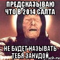 предсказываю что в 2014 салта не будет называть тебя занудой, Мем Ванга (цвет)