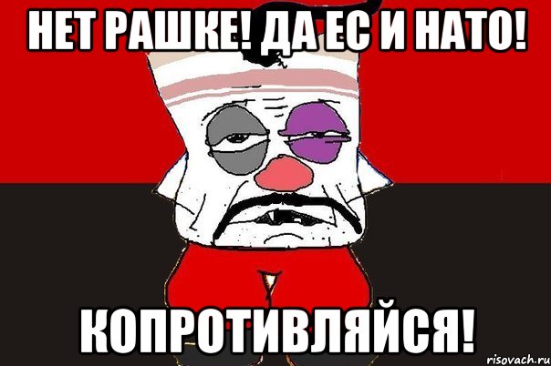 Нет рашке! Да ЕС и НАТО! Копротивляйся!, Мем ватник